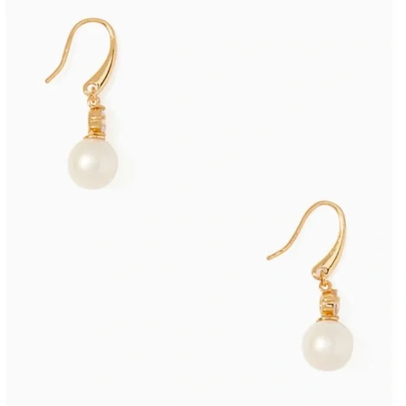 NEW Kate Spade pearls of wisdom drop earrings - Picture 3 of 5